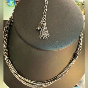 NWT Simply Vera Vera Wang Beaded Multilayer  Necklace